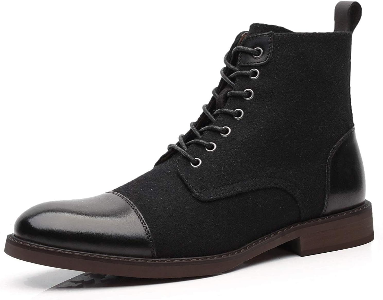 Мужские ботинки Hhhchpm, повседневные ботильоны, оксфорды и формальные ботинки, шерстяные и кожаные шнурки, модные ботинки чукка, черный
Мужские ботинки Hhhchpm, повседневные ботильоны, оксфорды и формальные ботинки, шерстяные и кожаные шнурки, модные ботинки чукка, черный