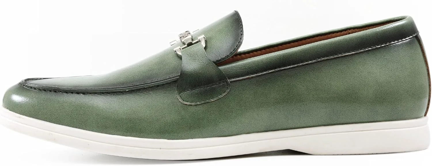 Мужские лоферы Amali Levi двухцветные слипоны, зеленый
Мужские лоферы Amali Levi двухцветные слипоны, зеленый