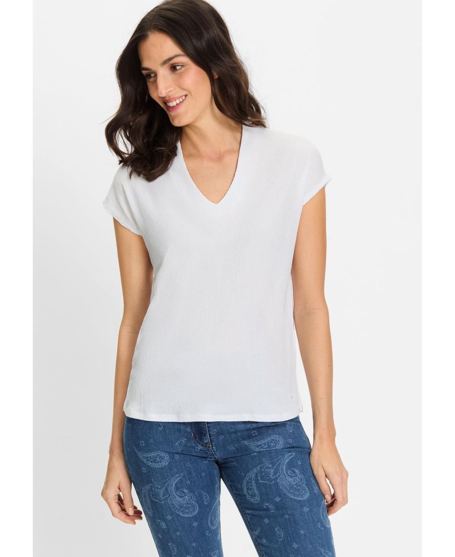 Женская футболка с эффектом жатой ткани Olsen, White, Белый, Женская футболка с эффектом жатой ткани Olsen, White
Женская футболка с эффектом жатой ткани Olsen, White, Белый, Женская футболка с эффектом жатой ткани Olsen, White