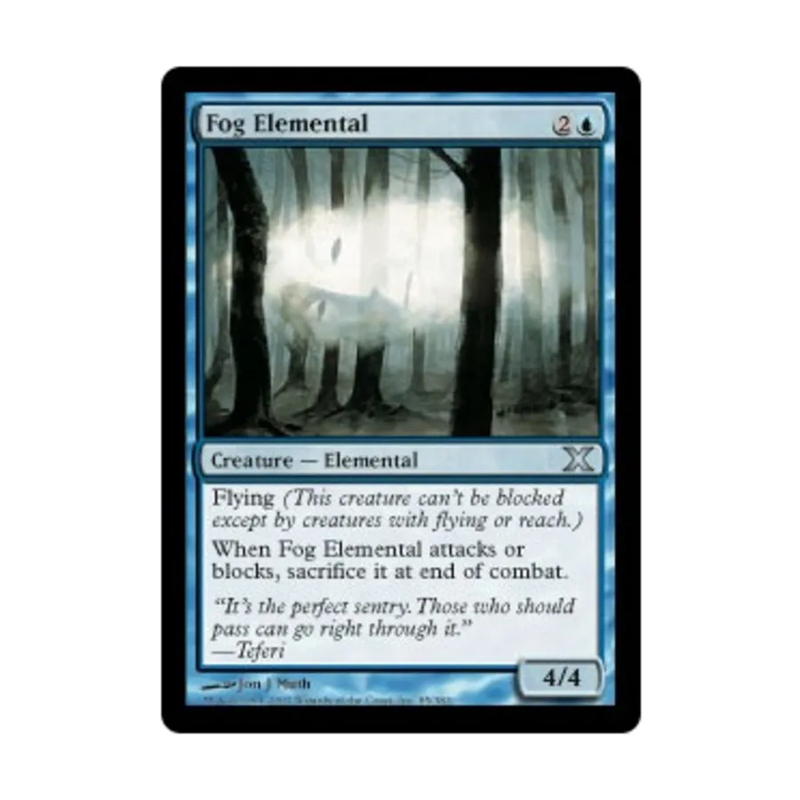 CCG Элементаль тумана (U) (фольга), MTG - 10th Edition
CCG Элементаль тумана (U) (фольга), MTG - 10th Edition