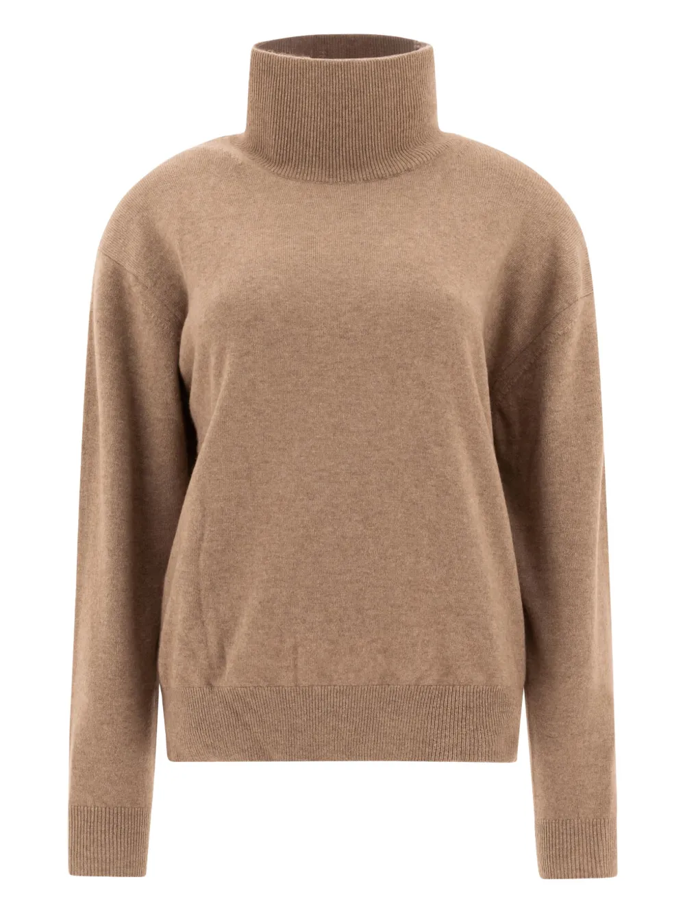 Кашемировый свитер с высоким воротом Auralee, коричневый
Кашемировый свитер с высоким воротом Auralee, коричневый