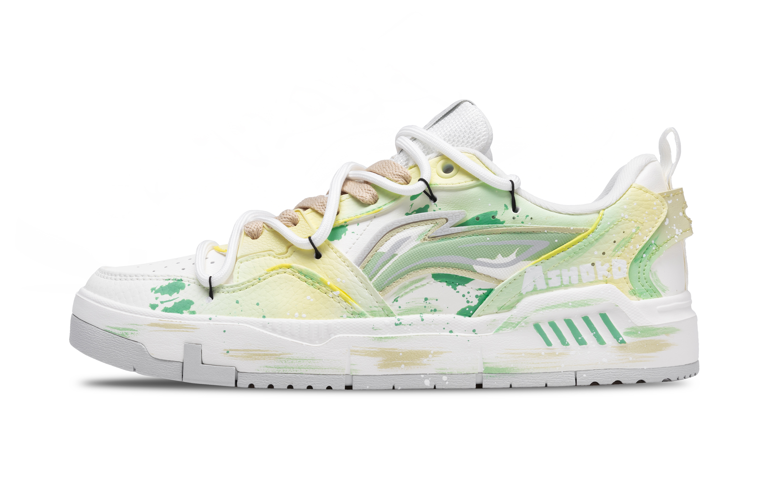 LINING Мужские кроссовки для скейтбординга Yuan Chu с противоскользящим покрытием, износостойкие, дышащие, желто-зеленые
LINING Мужские кроссовки для скейтбординга Yuan Chu с противоскользящим покрытием, износостойкие, дышащие, желто-зеленые