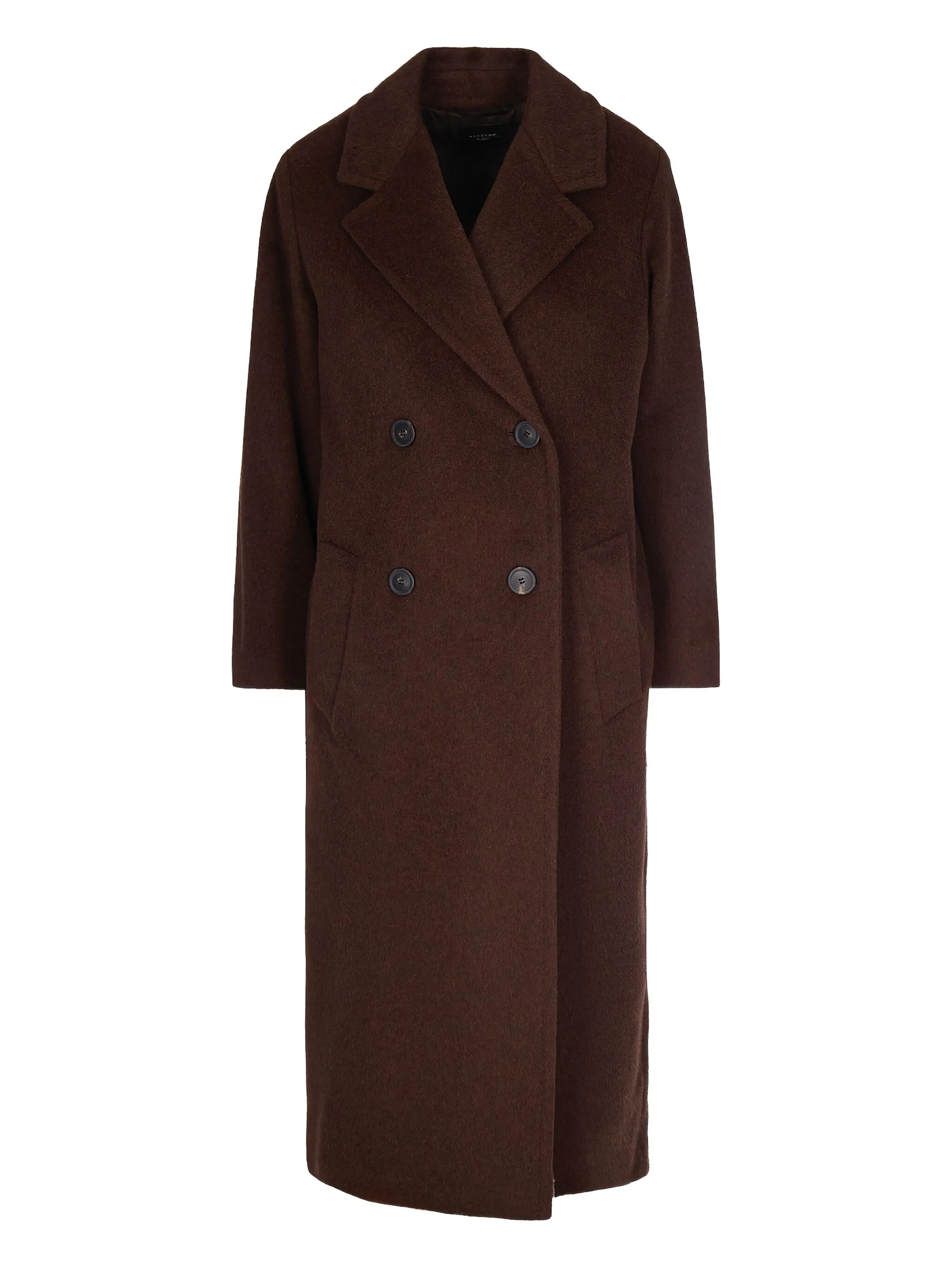 Двубортное пальто на пуговицах Max Mara, коричневый
Двубортное пальто на пуговицах Max Mara, коричневый