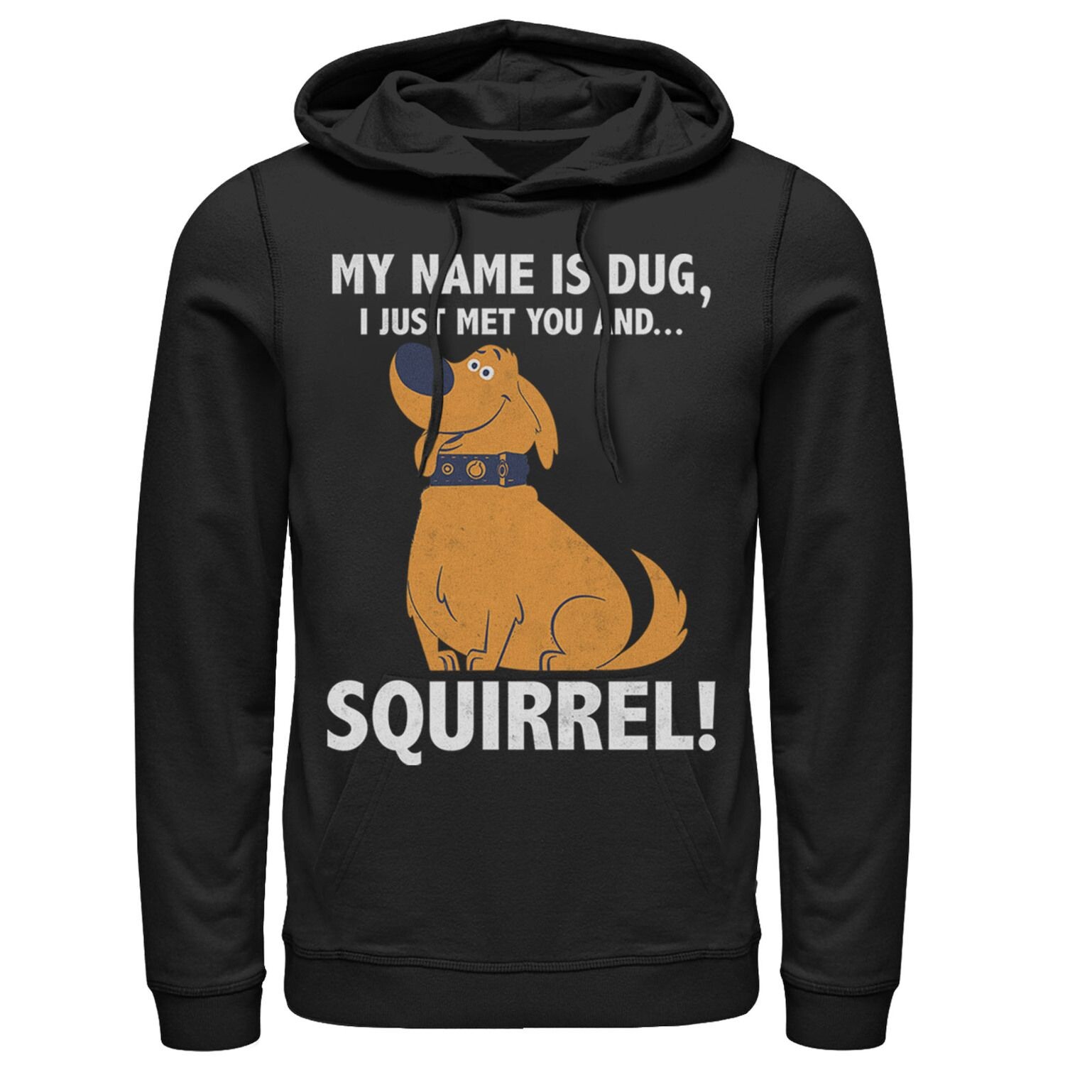 Мужская серия Disney/Pixar UP Dug Just Met and SQUIRREL! Толстовка с капюшоном Disney / Pixar
Мужская серия Disney/Pixar UP Dug Just Met and SQUIRREL! Толстовка с капюшоном Disney / Pixar