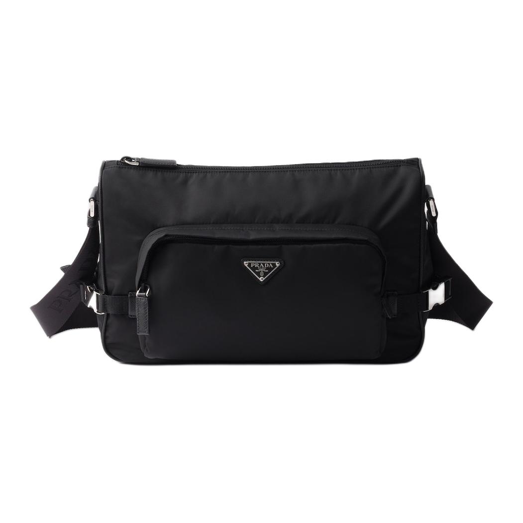 PRADA Переработанный полиамидный наплечный рюкзак унисекс черный
PRADA Переработанный полиамидный наплечный рюкзак унисекс черный