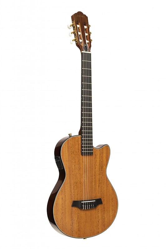 Акустическая гитара Angel Lopez EC3000 MAHO N Solid Body 4/4 Cutaway 6-String Classical Acoustic-Electric Guitar
Акустическая гитара Angel Lopez EC3000 MAHO N Solid Body 4/4 Cutaway 6-String Classical Acoustic-Electric Guitar