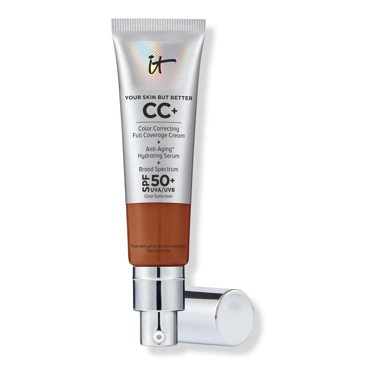 CC+ крем с SPF 50+ IT Cosmetics, Deep (deep with yellow undertones)
CC+ крем с SPF 50+ IT Cosmetics, Deep (deep with yellow undertones)