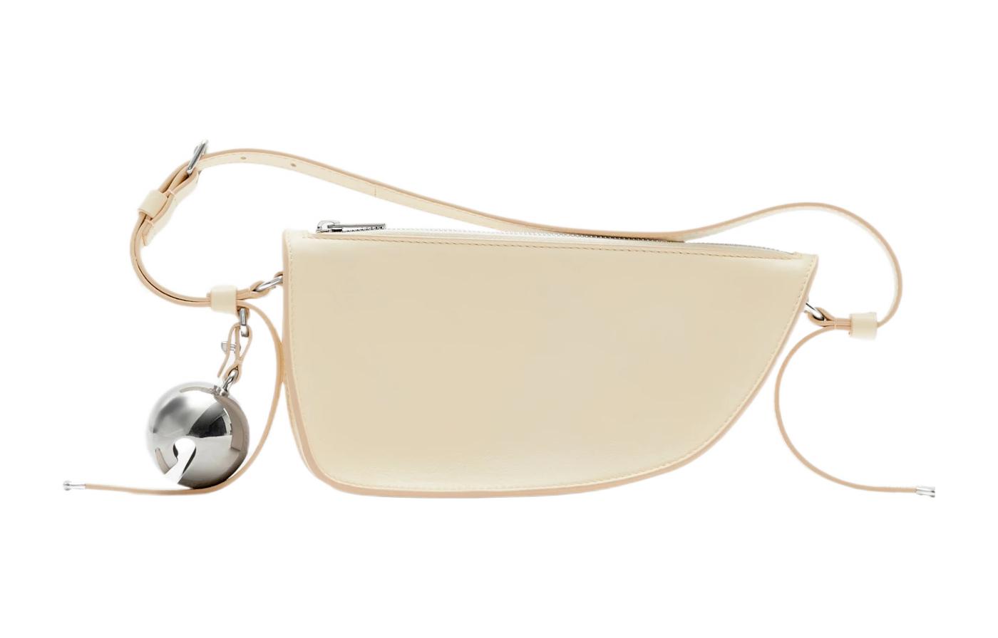 Сумка через плечо мини из ягненка жемчужно-белая Burberry
Сумка через плечо мини из ягненка жемчужно-белая Burberry