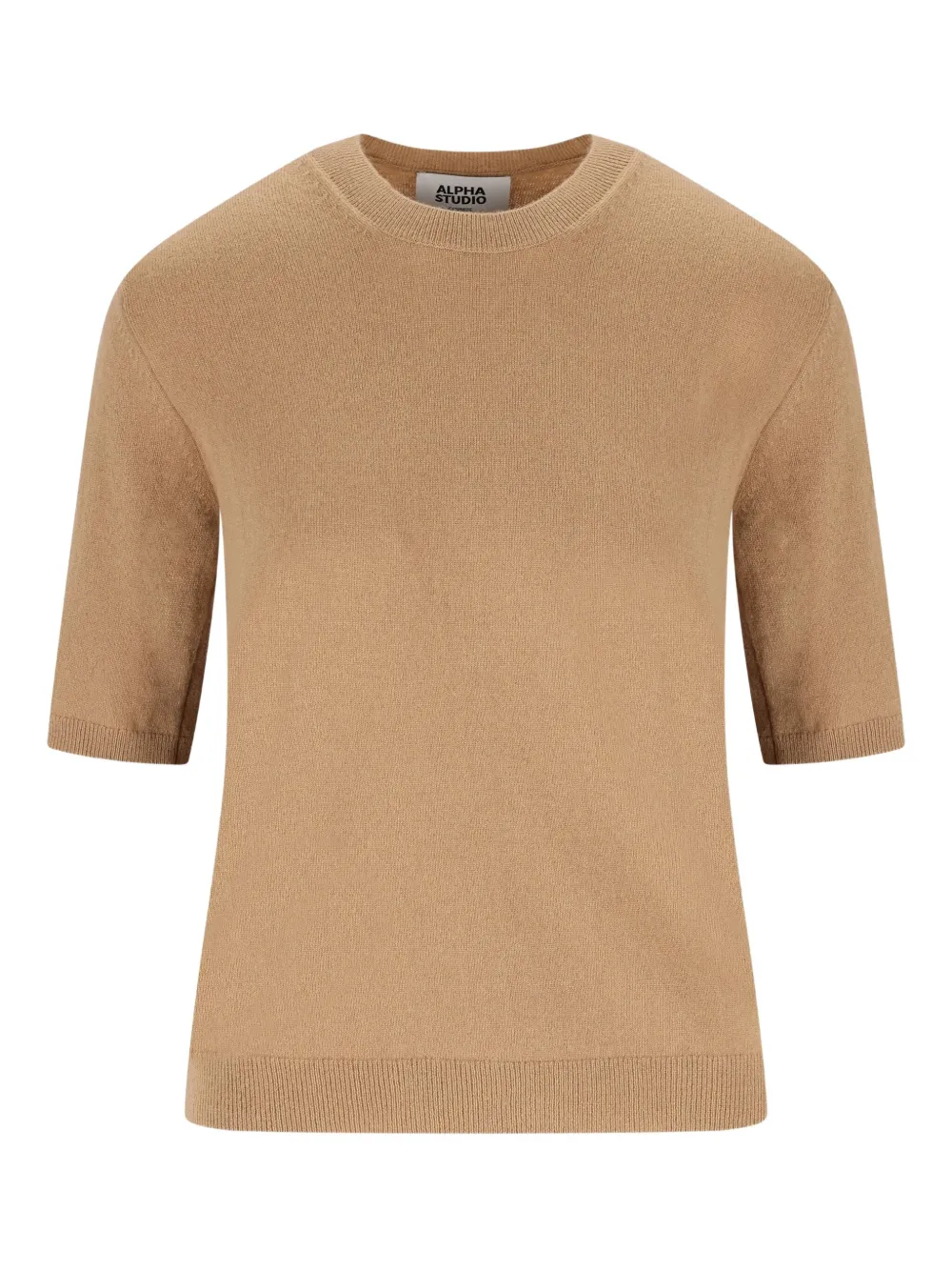 Кашемировый свитер с короткими рукавами ALPHA STUDIO, нейтральный
Кашемировый свитер с короткими рукавами ALPHA STUDIO, нейтральный