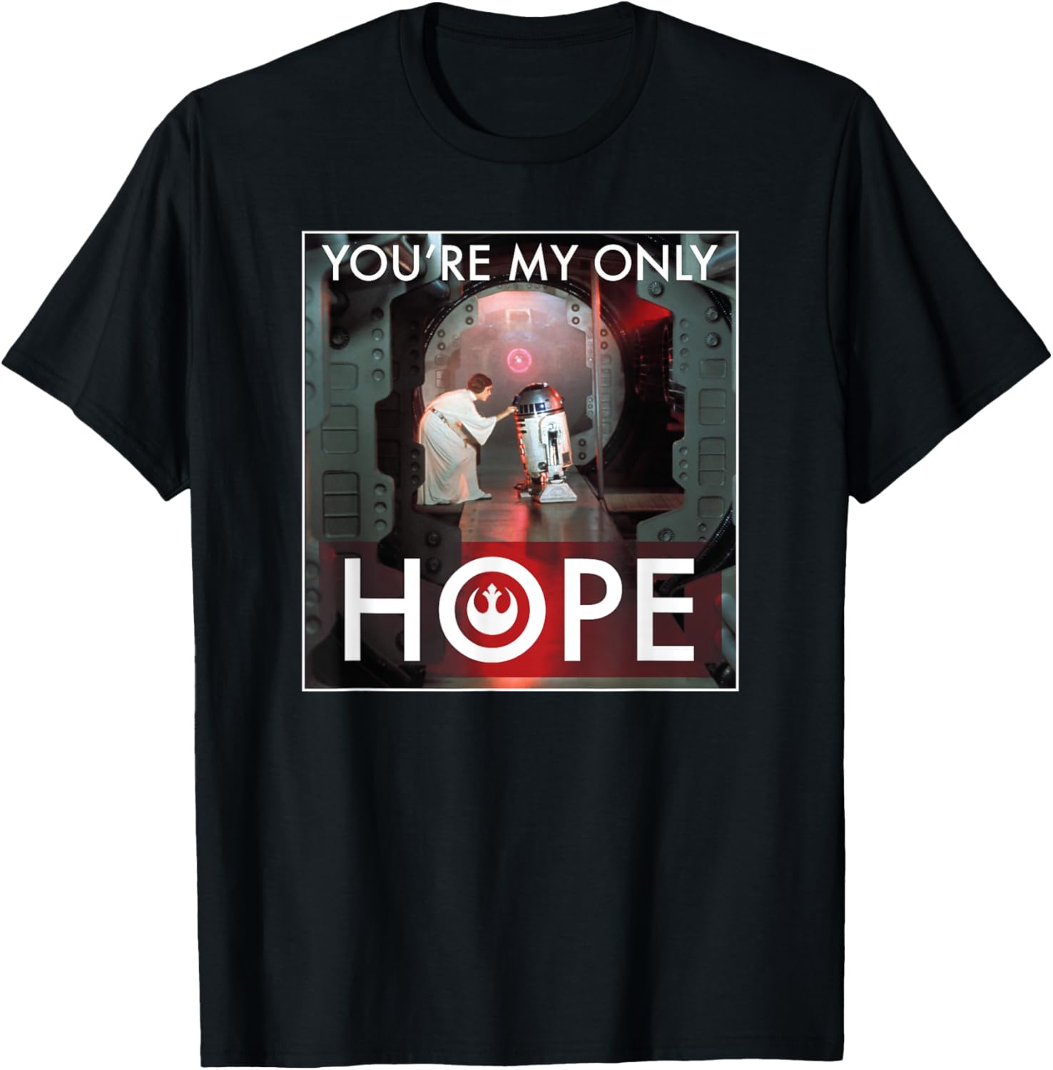 Футболка «Звездные войны: Принцесса Лея: Ты моя единственная надежда», черная Star Wars
Футболка «Звездные войны: Принцесса Лея: Ты моя единственная надежда», черная Star Wars