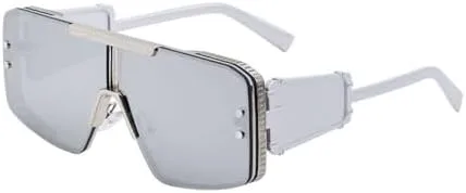 Солнцезащитные очки большого квадратного размера 2027 года для женщин, металлическая оправа, панк-очки для мужчин, винтажные очки в стиле стимпанк MTZJH, C10silver
Солнцезащитные очки большого квадратного размера 2027 года для женщин, металлическая оправа, панк-очки для мужчин, винтажные очки в стиле стимпанк MTZJH, C10silver