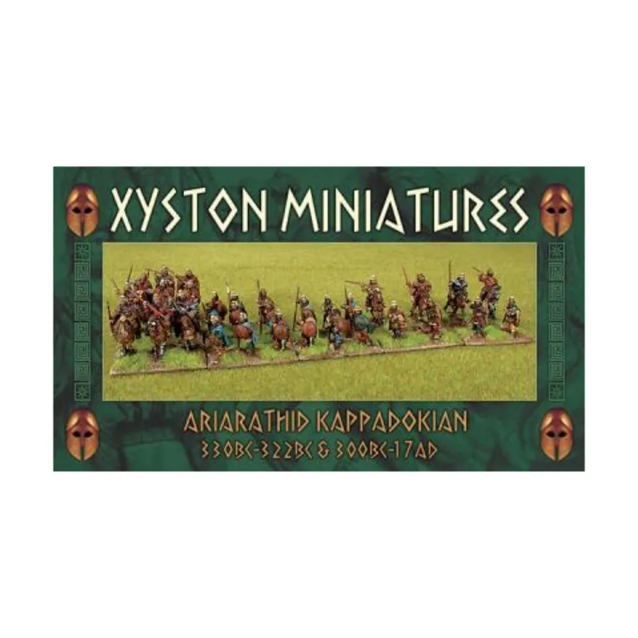 Ариаратид Каппадокийская армия 330 г. до н.э., 322 г. до н.э. и 300 г. до н.э. – 17 г. н.э., De Bellis Antiquitatis Miniatures (15mm) (Xyston Miniatures)
Ариаратид Каппадокийская армия 330 г. до н.э., 322 г. до н.э. и 300 г. до н.э. – 17 г. н.э., De Bellis Antiquitatis Miniatures (15mm) (Xyston Miniatures)