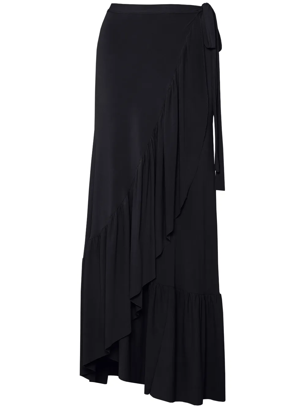 Юбка Julia с запахом и оборками ERES, черный 
Юбка Julia с запахом и оборками ERES, черный