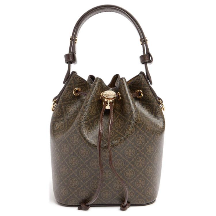 TORY BURCH Монограмма Т Мини-сумка ведро из прорезиненной кожи Французский пресс
TORY BURCH Монограмма Т Мини-сумка ведро из прорезиненной кожи Французский пресс