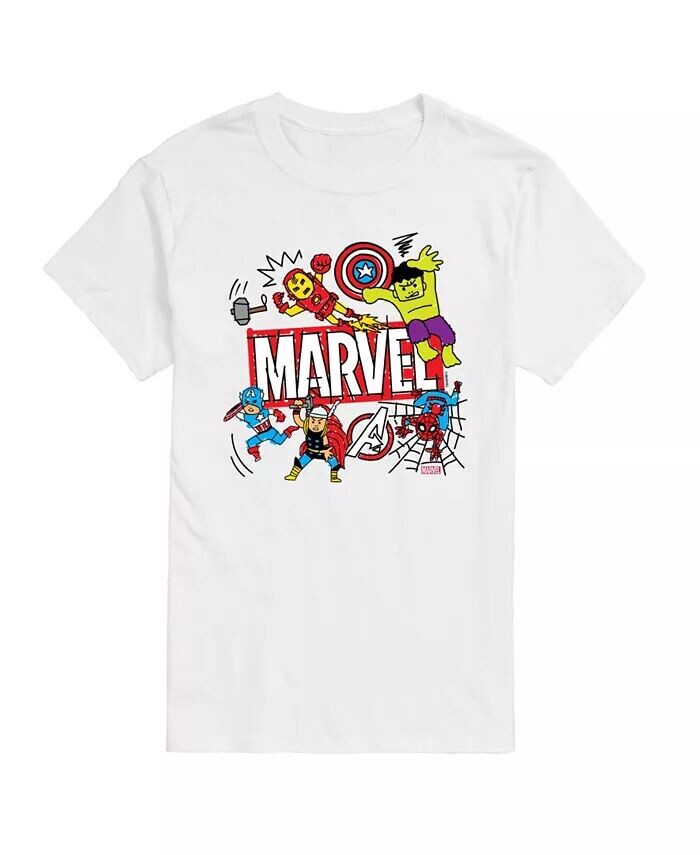 Мужская футболка с коротким рукавом «Мстители» AIRWAVES, белый
Мужская футболка с коротким рукавом «Мстители» AIRWAVES, белый