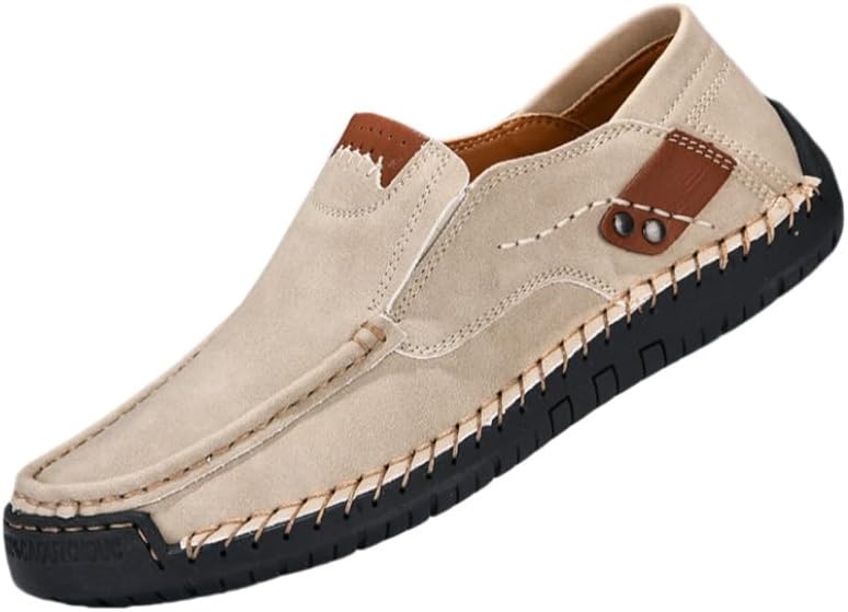 Мужские большие ботинки из искусственной кожи PU - модные ботинки до щиколотки ручной работы - повседневные ботинки на плоской подошве с шнуровкой - удобные и легкие Fmshi, бежевый
Мужские большие ботинки из искусственной кожи PU - модные ботинки до щиколотки ручной работы - повседневные ботинки на плоской подошве с шнуровкой - удобные и легкие Fmshi, бежевый