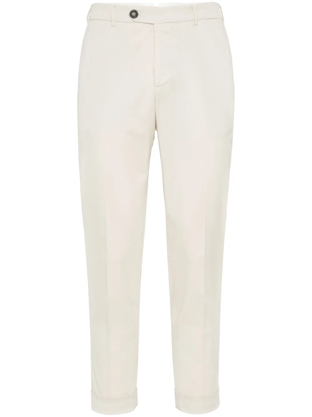 Брюки Classico кроя слим Brunello Cucinelli, белый
Брюки Classico кроя слим Brunello Cucinelli, белый