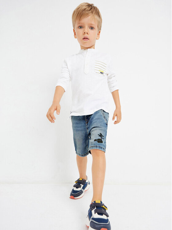 Джинсовые шорты стандартного кроя Mayoral, синий
Джинсовые шорты стандартного кроя Mayoral, синий