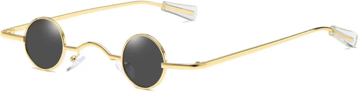 Винтажные солнцезащитные очки в стиле рок-панк для мужчин, классические маленькие круглые солнцезащитные очки для женщин, широкая переносица, металлическая оправа, черные, для вождения MWTSYSQ, C5 Gold-black
Винтажные солнцезащитные очки в стиле рок-панк для мужчин, классические маленькие круглые солнцезащитные очки для женщин, широкая переносица, металлическая оправа, черные, для вождения MWTSYSQ, C5 Gold-black