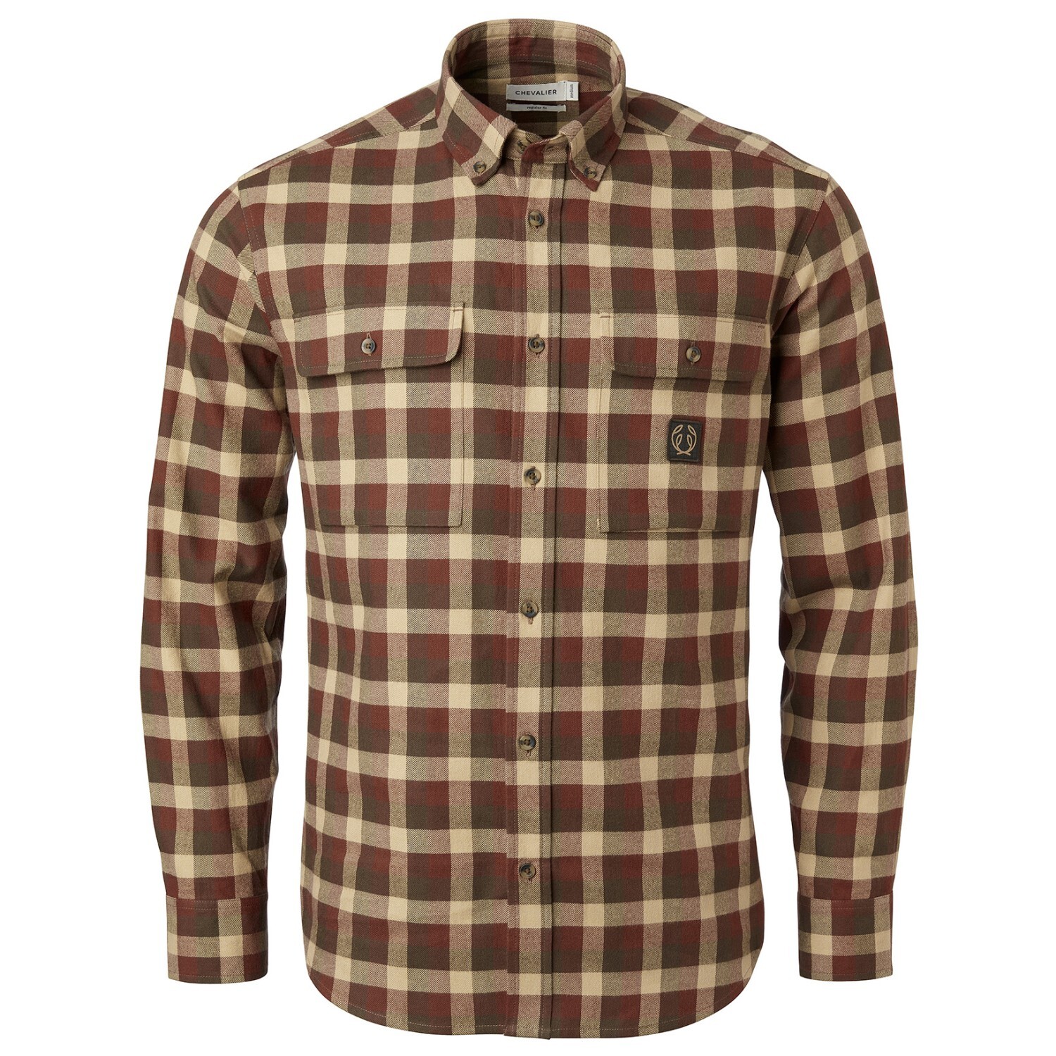 Рубашка Chevalier Heron Flannel Shirt, цвет Holly Green Checked 
Рубашка Chevalier Heron Flannel Shirt, цвет Holly Green Checked