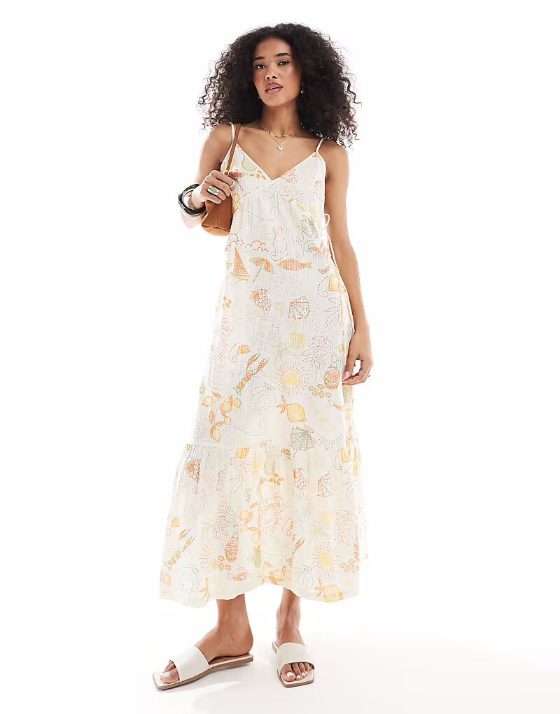 Платье-макси с принтом Native Youth Beach в разноцветном цвете
Платье-макси с принтом Native Youth Beach в разноцветном цвете