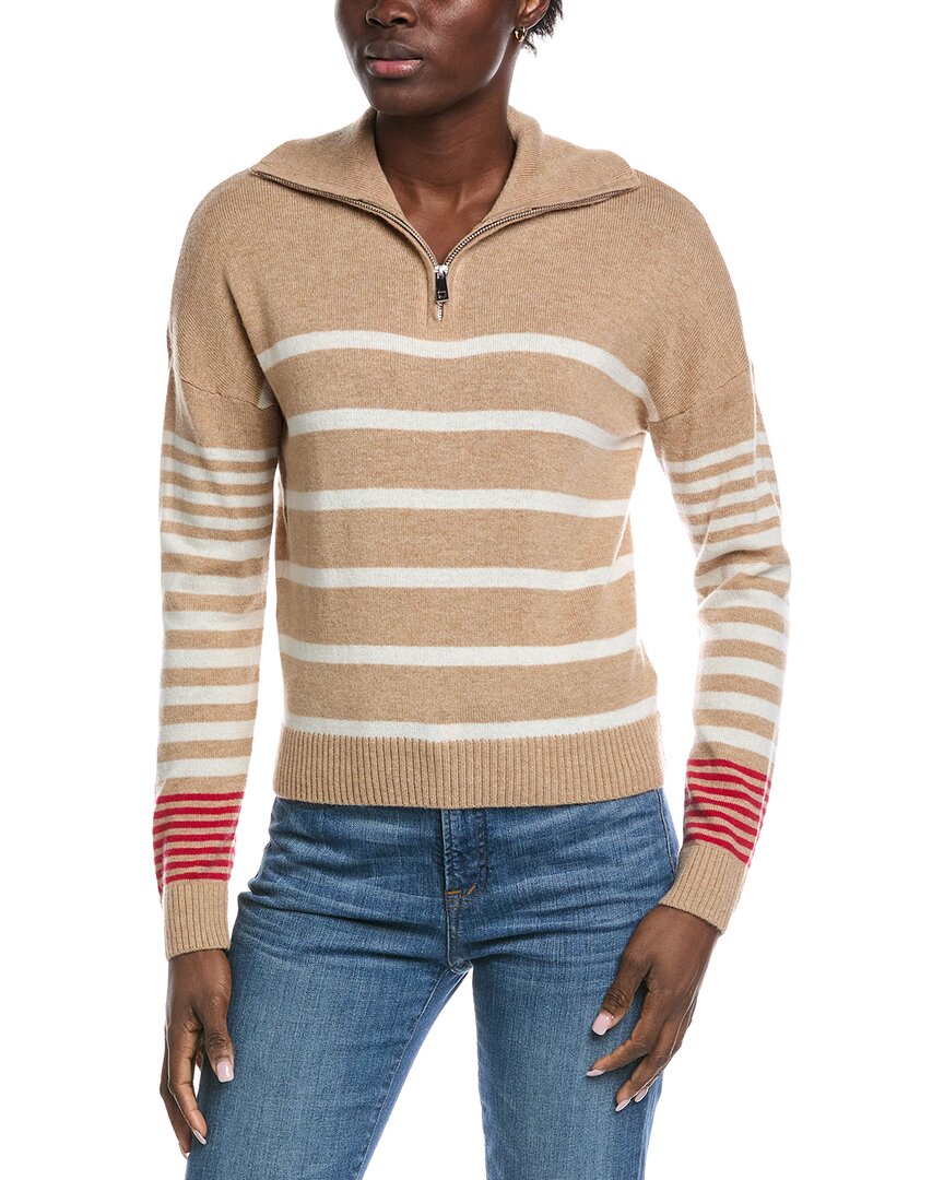 Свитер-поло Brodie из кашемира с застежкой-молнией на четверть длины, из смеси шерсти и кашемира Brodie Cashmere, бежевый
Свитер-поло Brodie из кашемира с застежкой-молнией на четверть длины, из смеси шерсти и кашемира Brodie Cashmere, бежевый