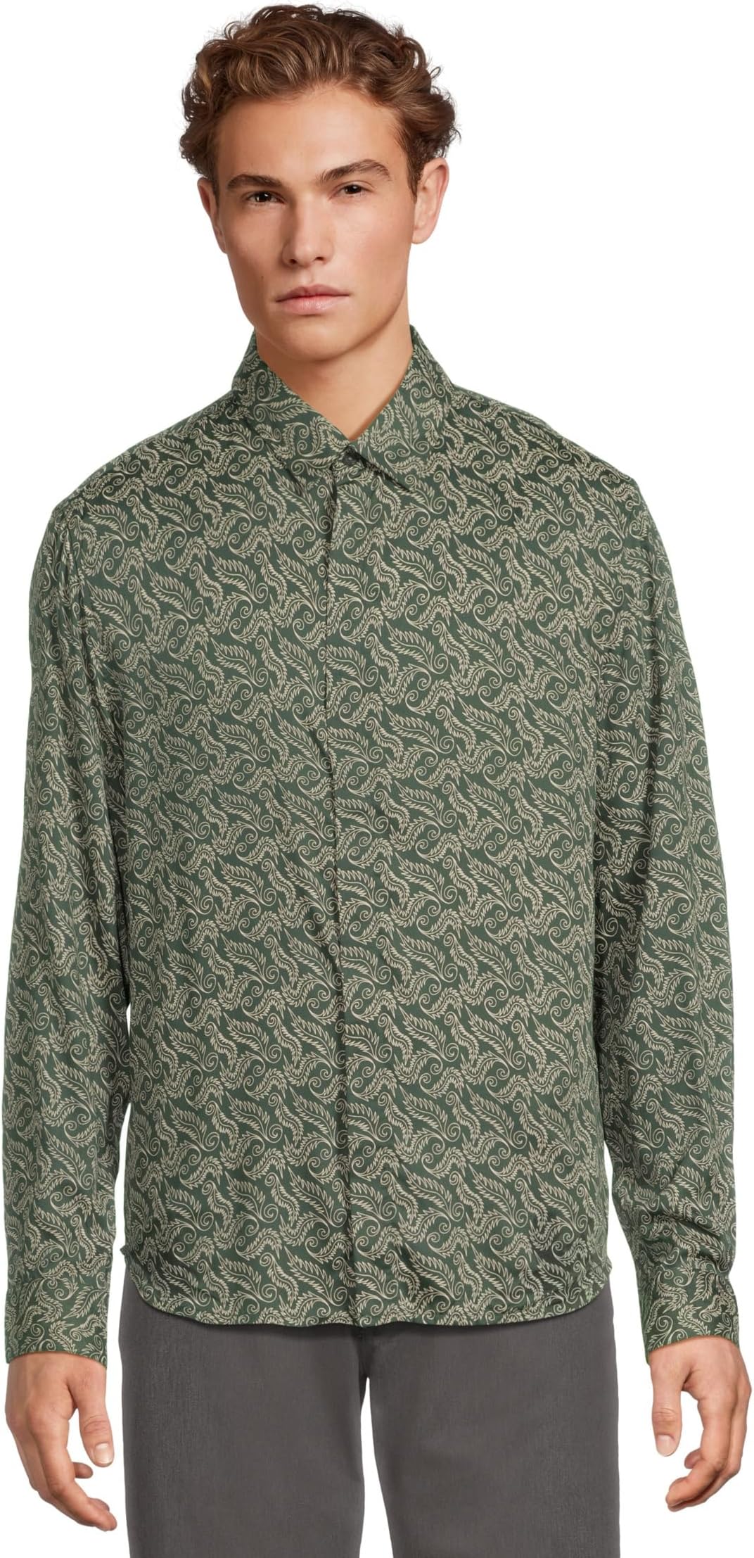 Мужская рубашка Rodney W673F25 John Varvatos, Moss
Мужская рубашка Rodney W673F25 John Varvatos, Moss