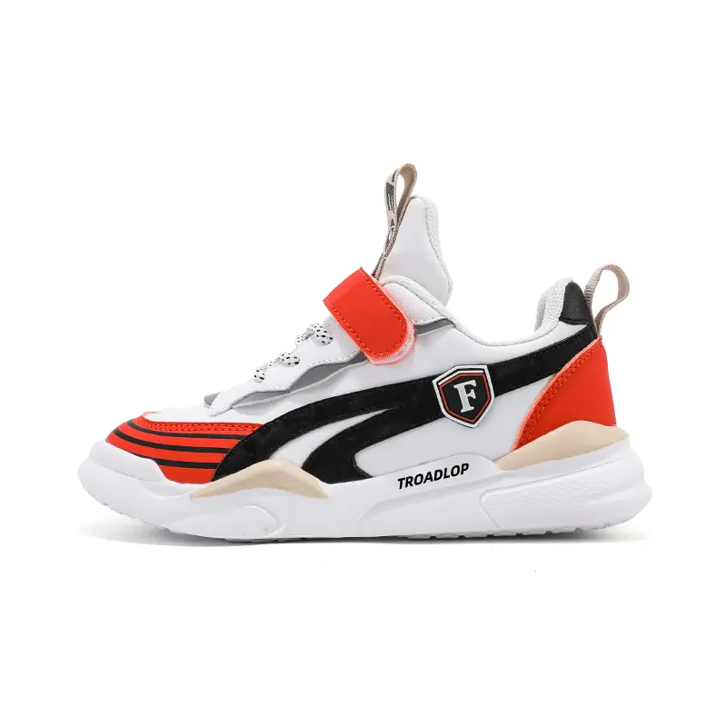 Нескользящие, легкие, амортизирующие, низкие детские кроссовки для повседневной носки TROADLOP, белый/оранжевый
Нескользящие, легкие, амортизирующие, низкие детские кроссовки для повседневной носки TROADLOP, белый/оранжевый