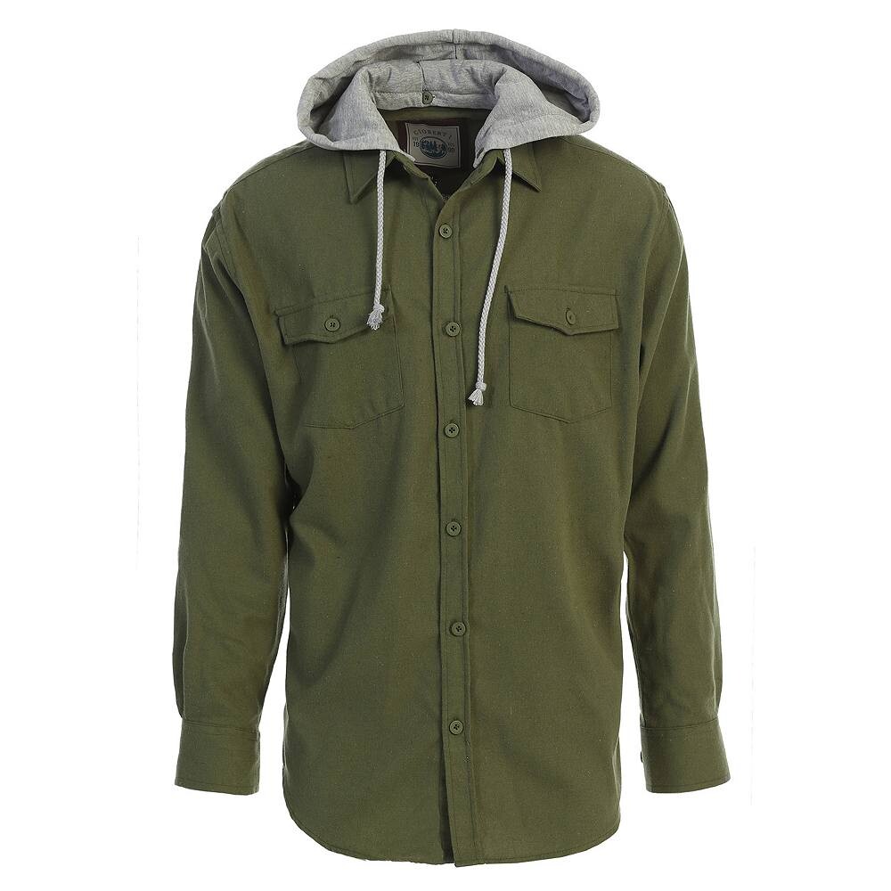 Gioberti Мужская съемная толстовка с капюшоном в клетку, фланелевая рубашка на пуговицах, цвет Heather Olive
Gioberti Мужская съемная толстовка с капюшоном в клетку, фланелевая рубашка на пуговицах, цвет Heather Olive