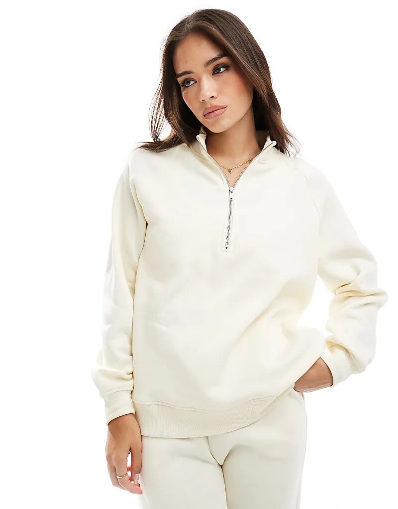 Толстовка Pieces с застежкой-молнией на половину длины, нейтрального бежевого цвета
Толстовка Pieces с застежкой-молнией на половину длины, нейтрального бежевого цвета