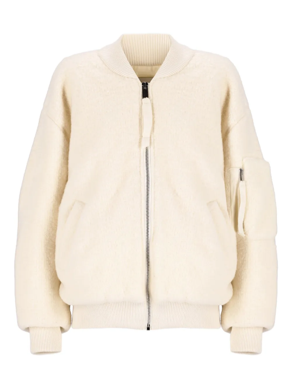 Бомбер из букле Laneus, нейтральный
Бомбер из букле Laneus, нейтральный