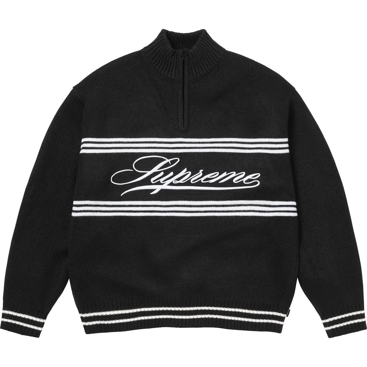 FW25 Script Stripe Half Zip Sweater Unisex Supreme, черный
FW25 Script Stripe Half Zip Sweater Unisex Supreme, черный