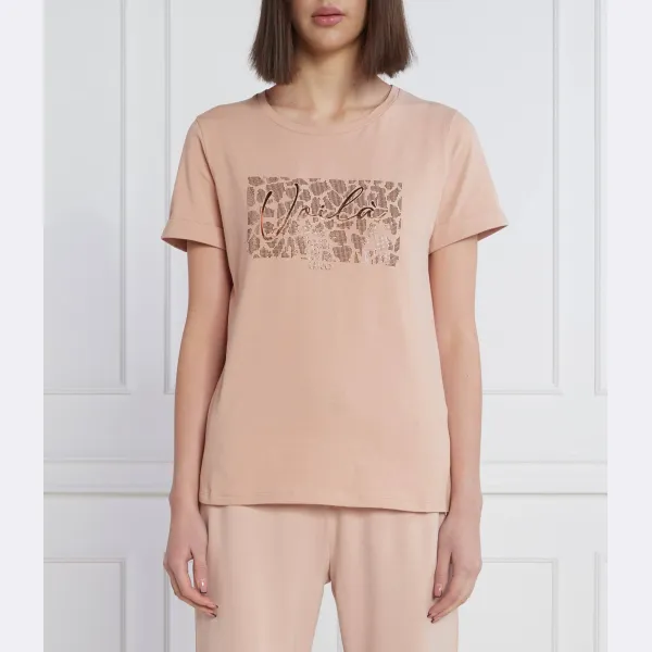 Футболка стандартного кроя Liu Jo, бежевый
Футболка стандартного кроя Liu Jo, бежевый