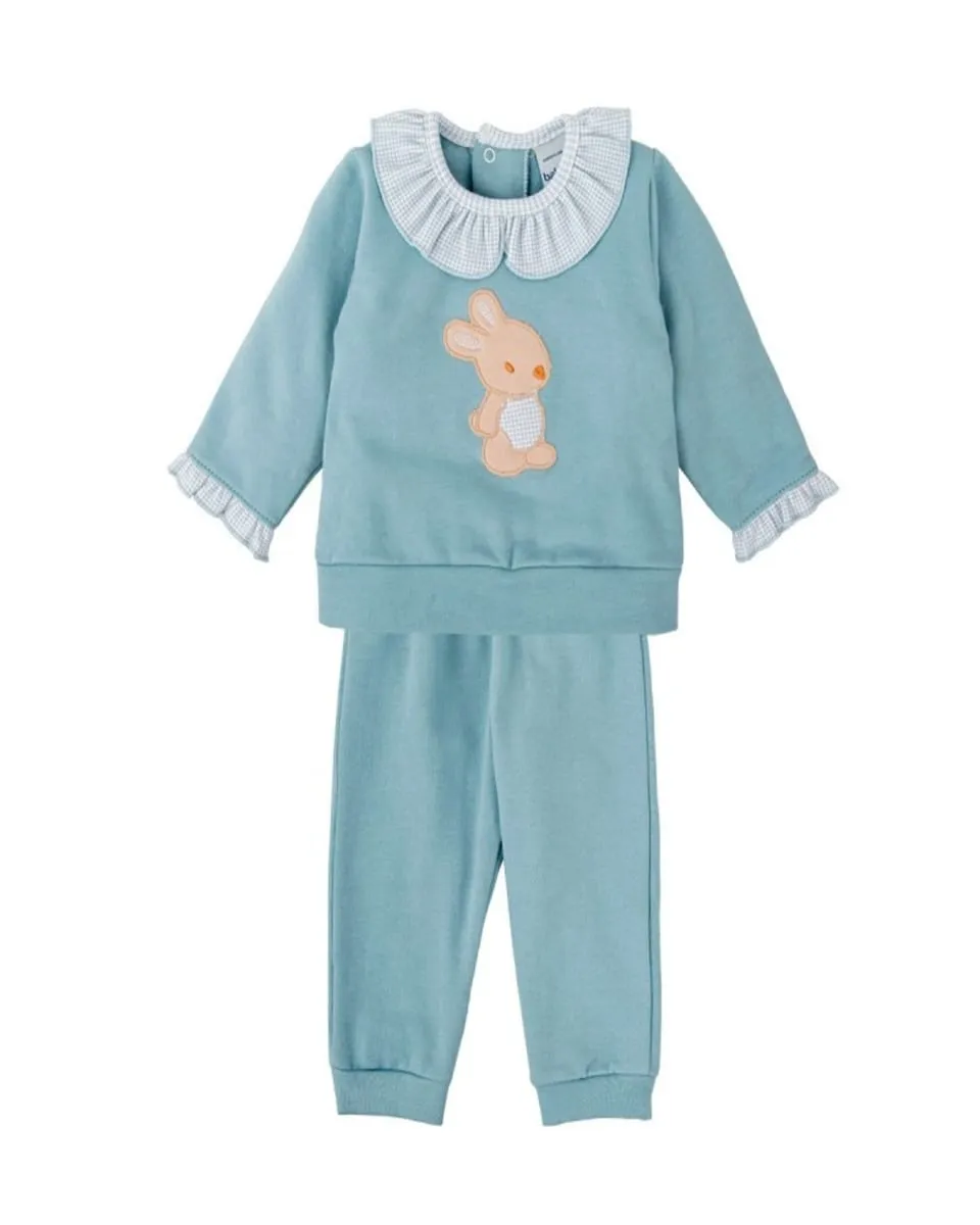 Детский спортивный костюм для девочки с воротником с оборкой и регулируемыми штанинами BABIDÚ, синий
Детский спортивный костюм для девочки с воротником с оборкой и регулируемыми штанинами BABIDÚ, синий