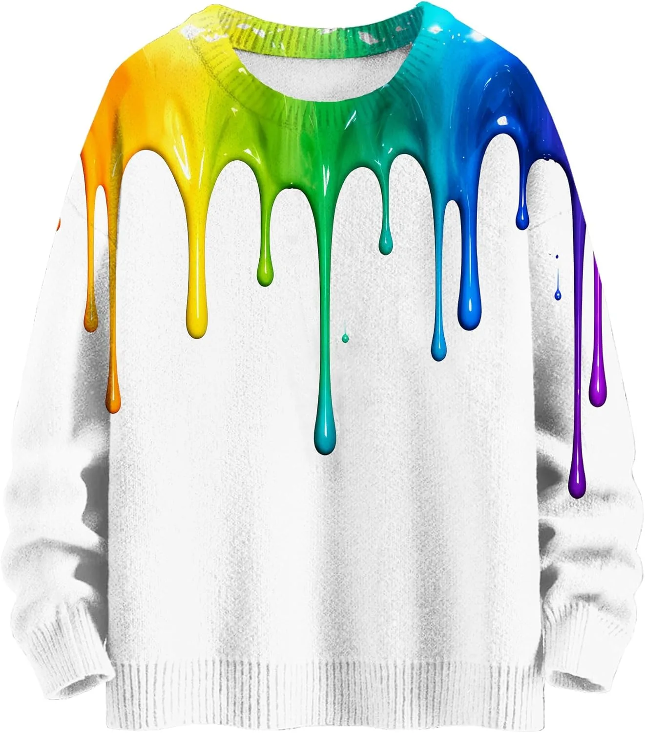 Радужный капюшон с эффектом капель краски Famigani
Радужный капюшон с эффектом капель краски Famigani