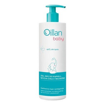 Oillan Baby 3в1 Гель для душа, средства для мытья тела и волос 400мл 
Oillan Baby 3в1 Гель для душа, средства для мытья тела и волос 400мл