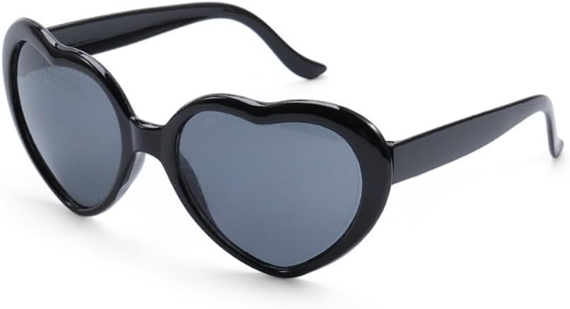 Женские модные очки в форме сердца с эффектом изменения формы подсветки на форму сердца ночью. Дифракционные очки для женщин, солнцезащитные очки со спецэффектами. Один размер HYYZZC, Have Special Effects9
Женские модные очки в форме сердца с эффектом изменения формы подсветки на форму сердца ночью. Дифракционные очки для женщин, солнцезащитные очки со спецэффектами. Один размер HYYZZC, Have Special Effects9