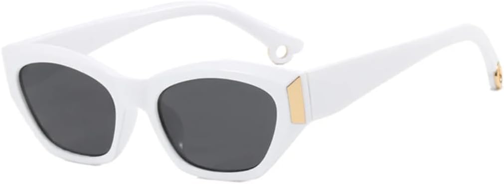 Солнцезащитные очки с защитой UV400 | «Кошачий глаз», маленькая оправа, заклепки | для женщин и мужчин, для занятий спортом на открытом воздухе и вождения DSVIGF, White Gray
Солнцезащитные очки с защитой UV400 | «Кошачий глаз», маленькая оправа, заклепки | для женщин и мужчин, для занятий спортом на открытом воздухе и вождения DSVIGF, White Gray