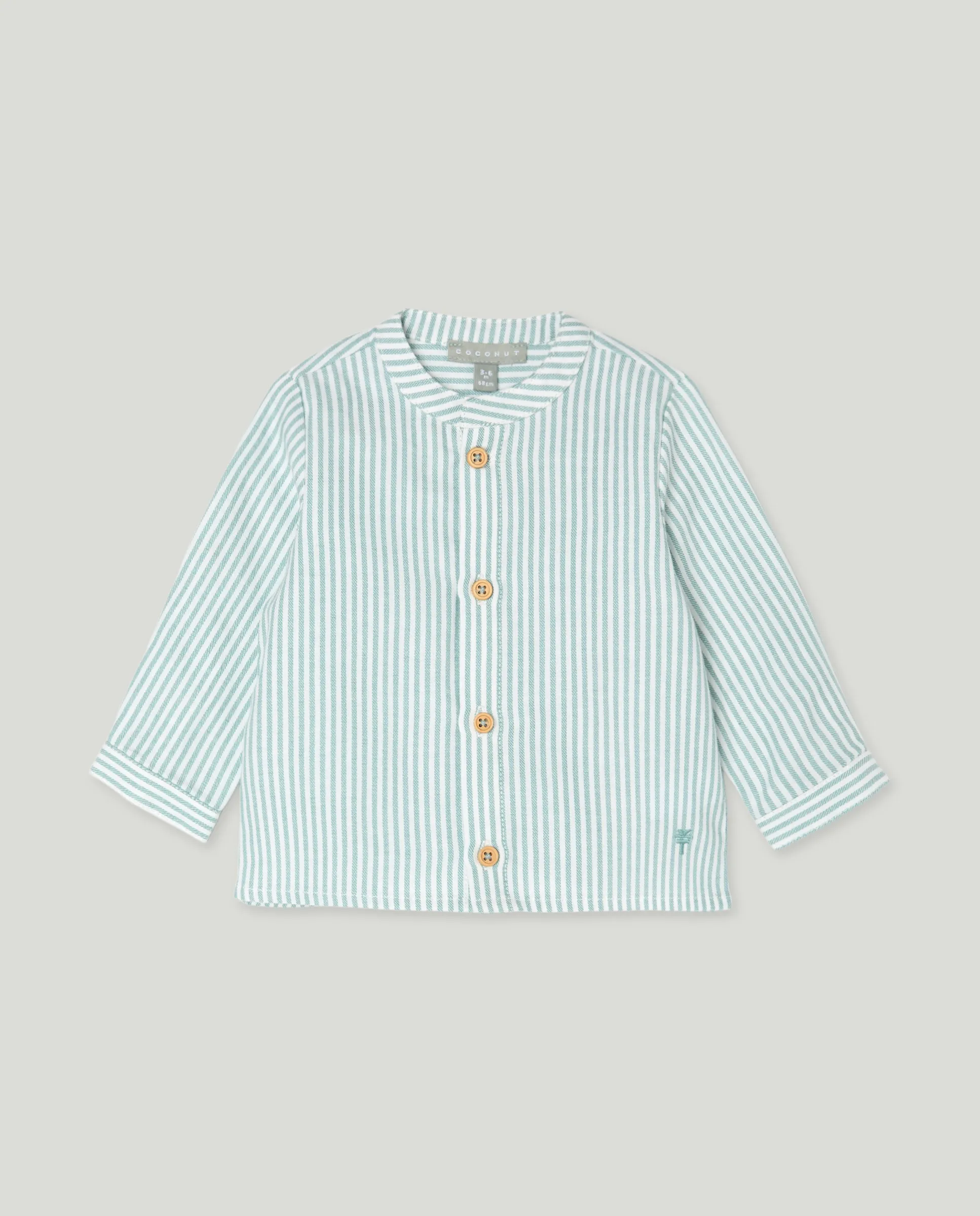 Детская рубашка в полоску с длинным рукавом и воротником стойкой Coconut El Corte Inglés, зеленый
Детская рубашка в полоску с длинным рукавом и воротником стойкой Coconut El Corte Inglés, зеленый