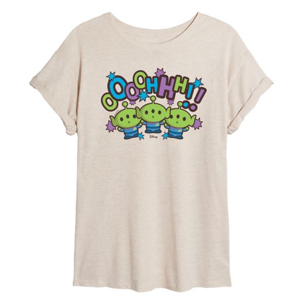Футболка большого размера с принтом «Oooohhh Aliens» из серии «История игрушек» для младших классов Disney / Pixar, бежевый 
Футболка большого размера с принтом «Oooohhh Aliens» из серии «История игрушек» для младших классов Disney / Pixar, бежевый