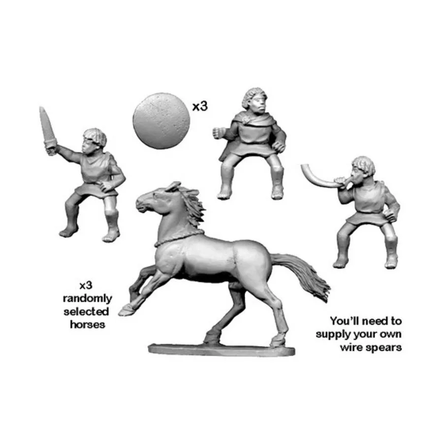 Нумидийское кавалерийское командование, Historical Miniatures - Ancient - Numidians (28mm) (Crusader Miniatures)