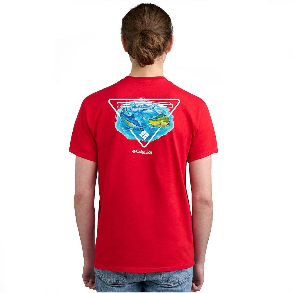 Мужская футболка Columbia PFG Performance Fishing Gear с короткими рукавами и графическим рисунком, цвет Spark Red
Мужская футболка Columbia PFG Performance Fishing Gear с короткими рукавами и графическим рисунком, цвет Spark Red