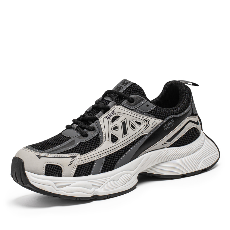 Низкие повседневные кроссовки с амортизацией и воздухопроницаемостью для мужчин TELENT, Black 
Низкие повседневные кроссовки с амортизацией и воздухопроницаемостью для мужчин TELENT, Black