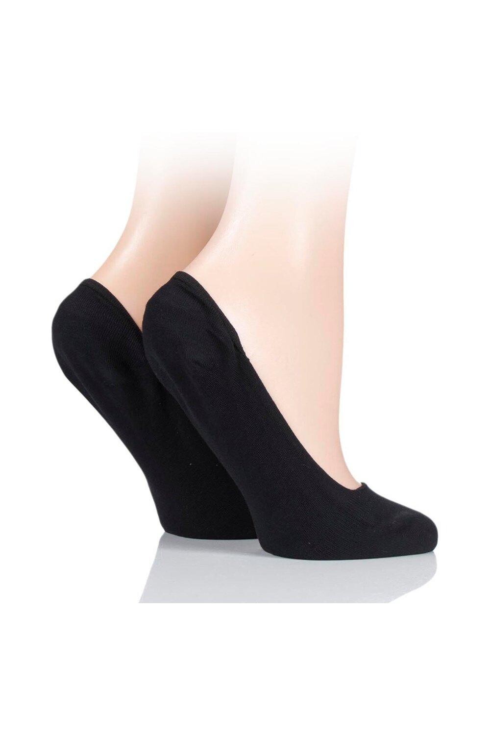 2 пары бамбуковых бесшовных вкладышей для обуви с силиконовыми накладками на пятку ELLE, черный
2 пары бамбуковых бесшовных вкладышей для обуви с силиконовыми накладками на пятку ELLE, черный