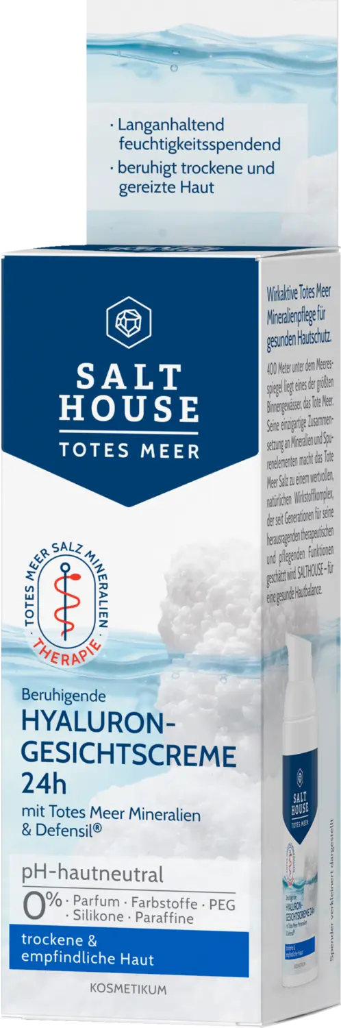 Дневной крем Salthouse Totes Meer Beruhigende Hyaluron-Gesichtscreme 24h
Дневной крем Salthouse Totes Meer Beruhigende Hyaluron-Gesichtscreme 24h