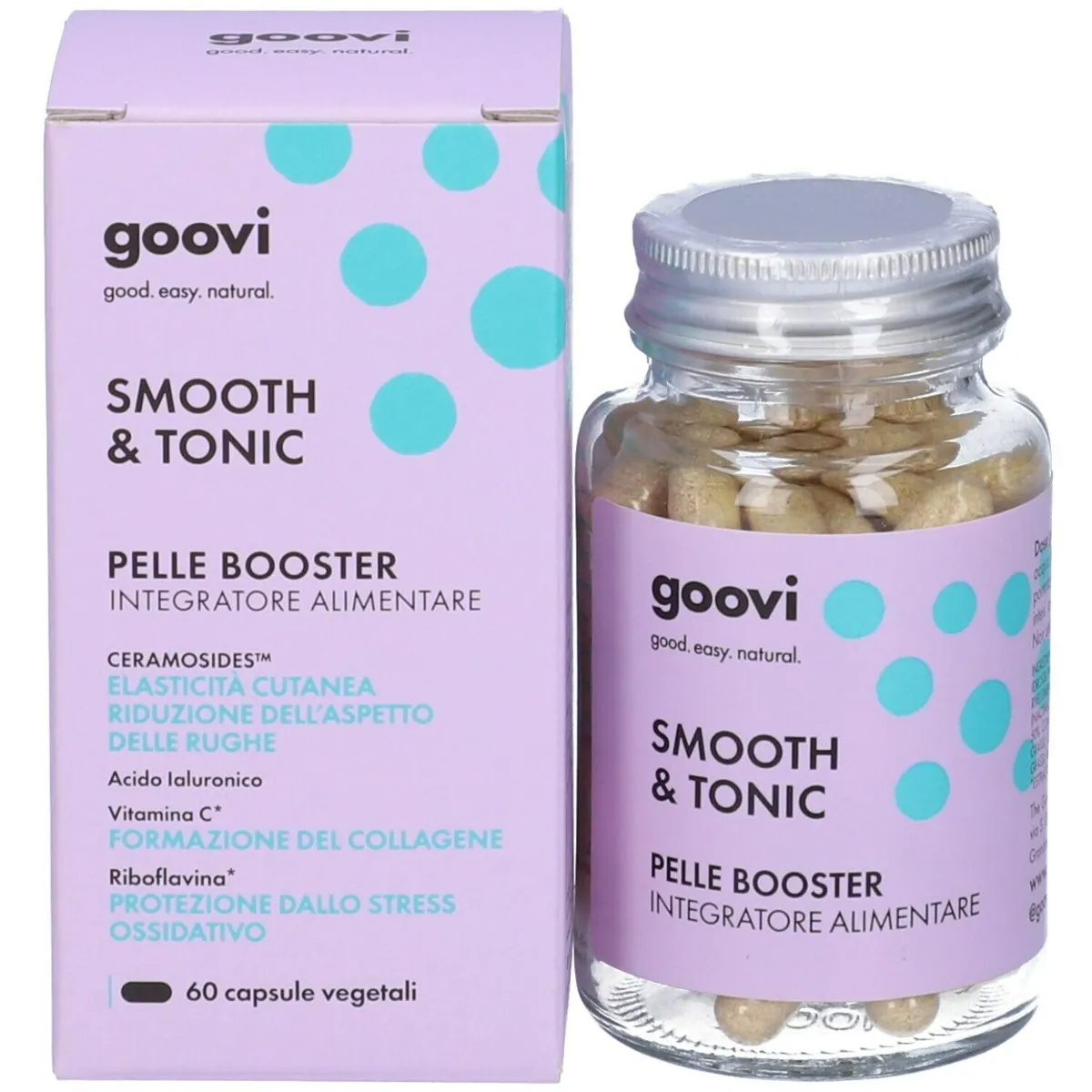Goovi Skin Booster Supplement 60 растительных капсул против морщин
Goovi Skin Booster Supplement 60 растительных капсул против морщин