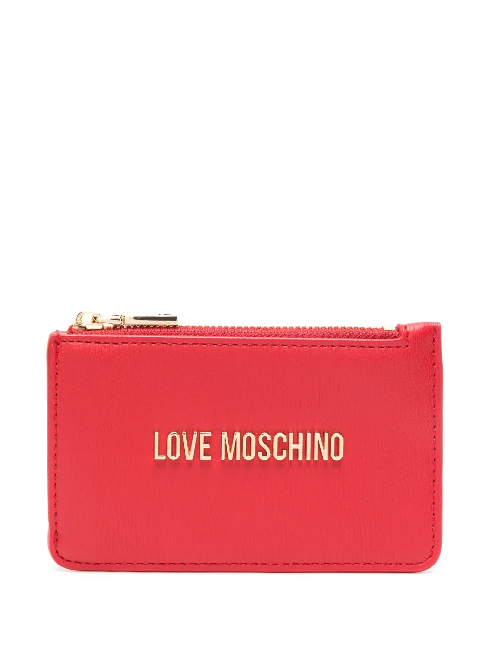 Кошелек на молнии с логотипом Love Moschino, красный
Кошелек на молнии с логотипом Love Moschino, красный