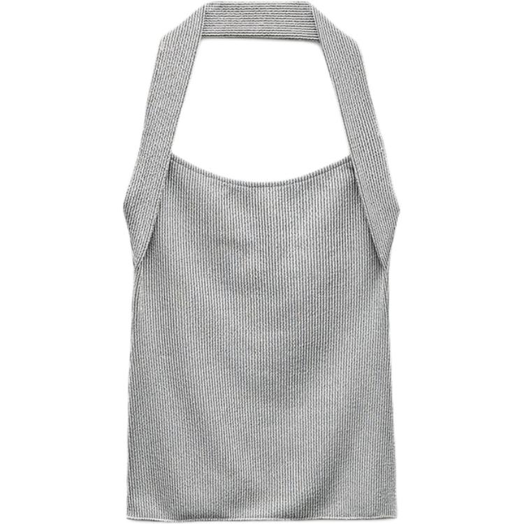 Футболка-майка женская серая ZARA 
Футболка-майка женская серая ZARA