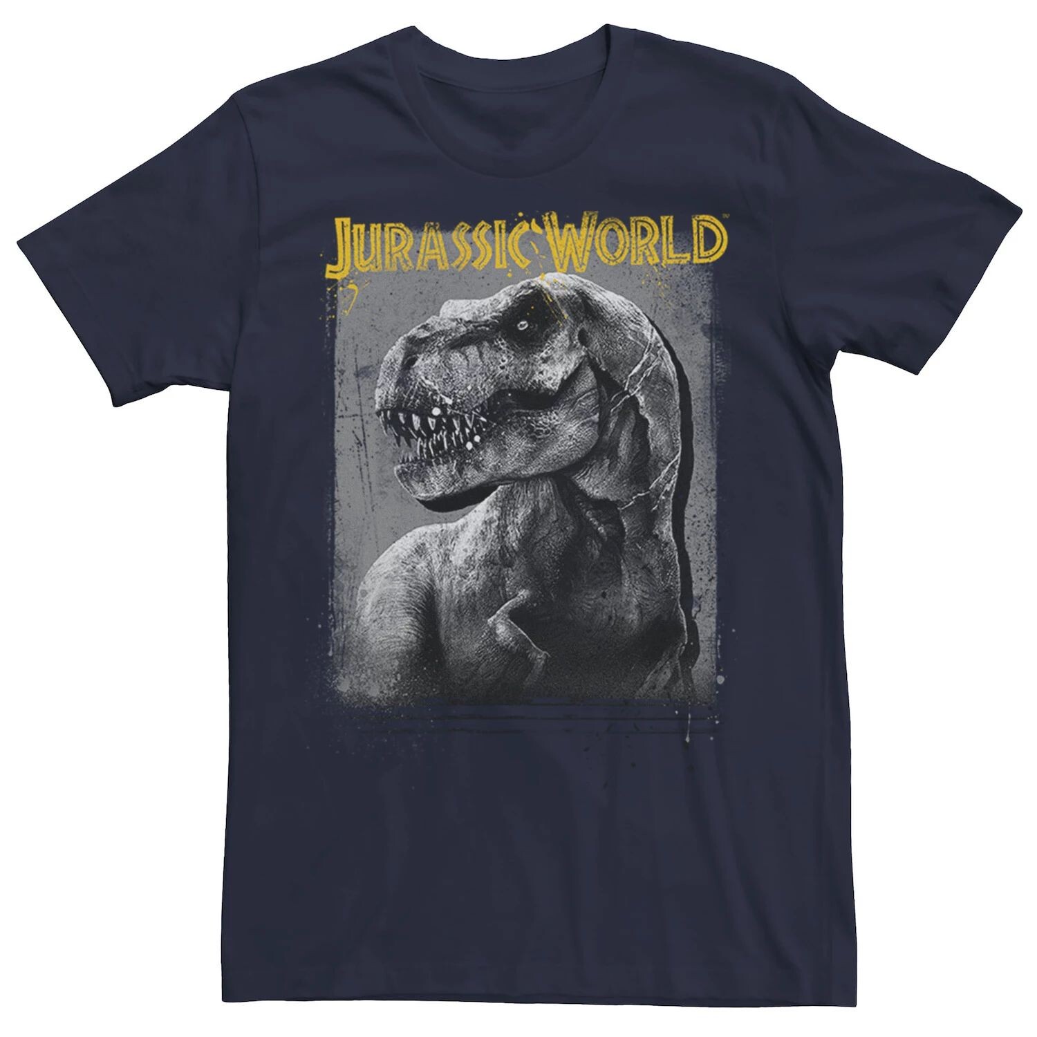 Мужская футболка с затенением профиля Jurassic World T-Rex Licensed Character, синий
Мужская футболка с затенением профиля Jurassic World T-Rex Licensed Character, синий