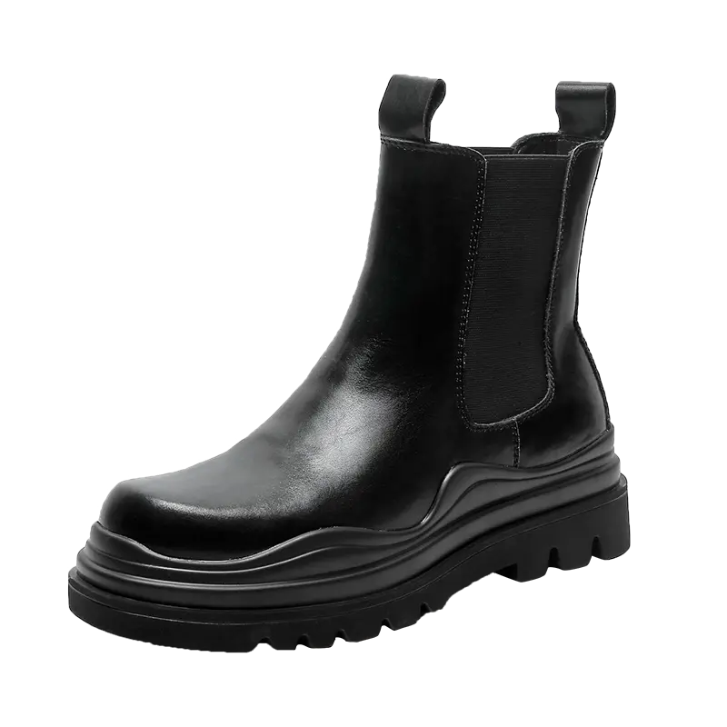 Bellum Han Мужские черные кожаные ботинки челси с подкладкой из черного флиса, цвет Black Fleece-Lined
Bellum Han Мужские черные кожаные ботинки челси с подкладкой из черного флиса, цвет Black Fleece-Lined